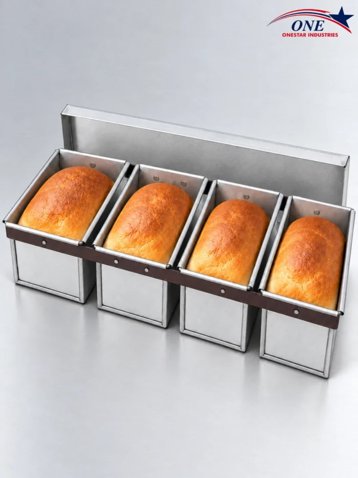 Steel Bread Mould | 4-in-1 Baking Mould