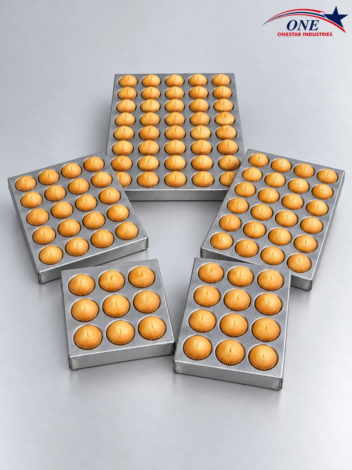 Aluminium Cupcake Tray | 9, 12, 20, 24 & 40 Cups