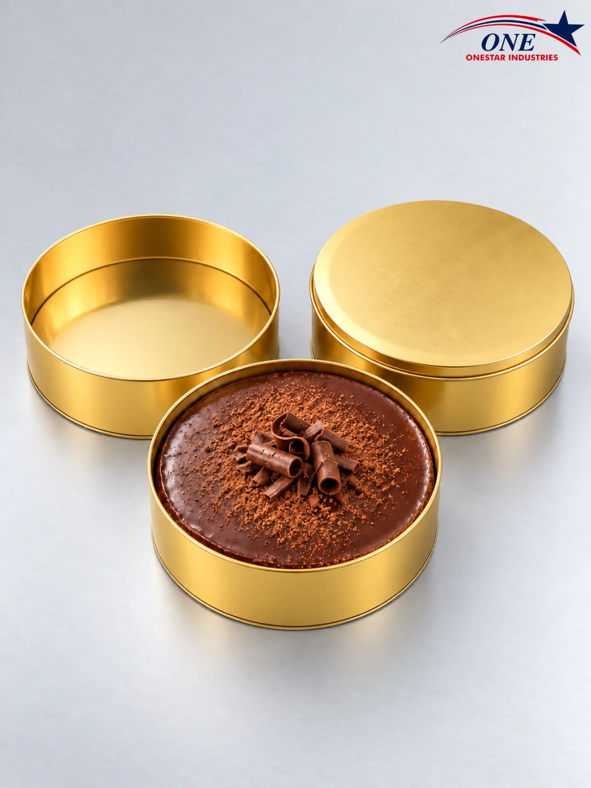 Dream Cake Tin | Stainless Steel | 5.5 × 2.36 Inch