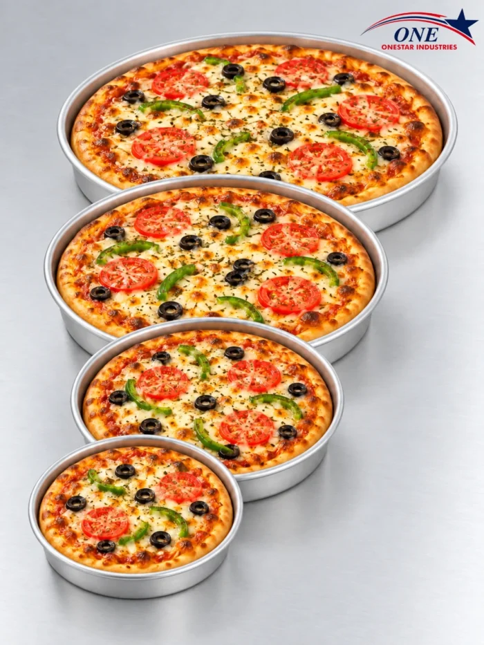 Pizza Pan | Aluminium Baking Pan | 6, 8, 10 & 12 Inch