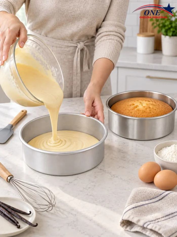 Round Cake Tins | Aluminium & Steel | 2.5, 3 & 4 Inch Height