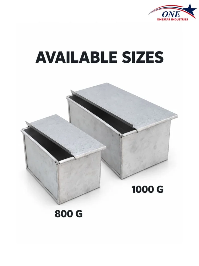 Sandwich Bread Moulds | Steel & Aluminium | 800g & 1000g