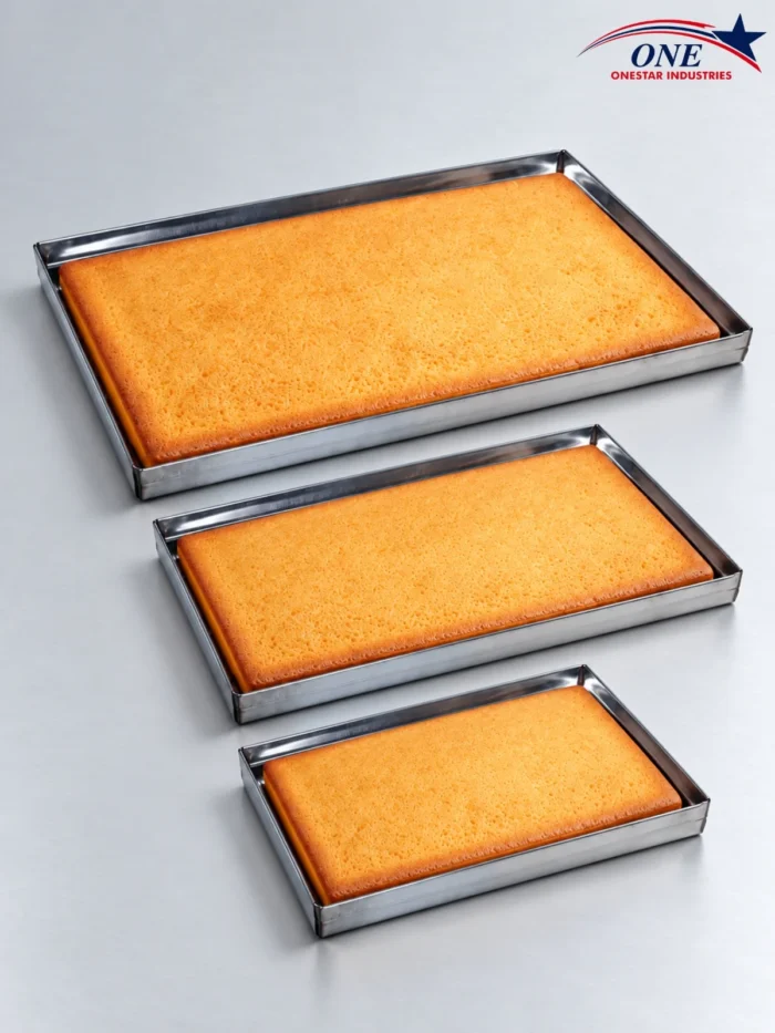 Stainless Steel Baking Tray | Bakery & Kitchen Use